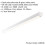 Loops 4ft Emergency Batten Light - 24.5W Cool White LED - Gloss White & Opal 2