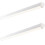Loops 2 PACK 6ft High Lumen Batten Light - 68.5W Cool White LED - Gloss White & Opal 1