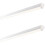 Loops 2 PACK 5ft Emergency Batten Light - 41W Cool White LED - Gloss White & Opal 1