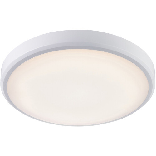 Loops Flush Bathroom Wall OR Ceiling Function Light - 15W CCT LED - White 2