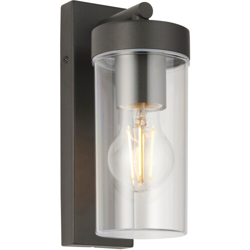 Loops 4 PACK Modern Outdoor IP44 Wall Lantern Light - 15W E27 GLS LED - Dimmable 2