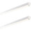 Loops 2 PK 6ft High Lumen Emergency Batten Light - 68.5W Cool White LED - Gloss White 1