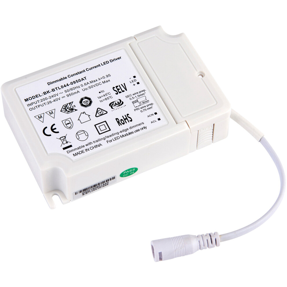 Loops 40W Dimmable Led Driver - 950Ma Constant Current - Fixed Output Supply