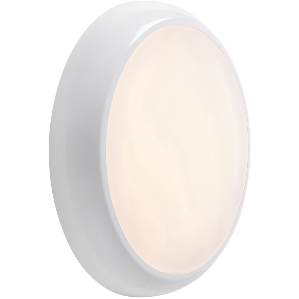 Loops Commercial Ip65 Emergency Bulkhead - 18W Cct Led - Microwave Sensor Light
