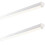 Loops 2 PACK 5ft High Lumen Batten Light - 65.5W Cool White LED - Gloss White & Opal 1