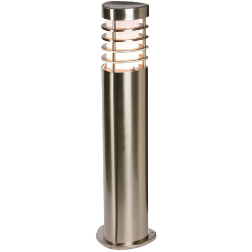 Loops 2 PACK Modern Outdoor Stainless Steel Post Light - 10.5W E27 LED - 500mm Height 2
