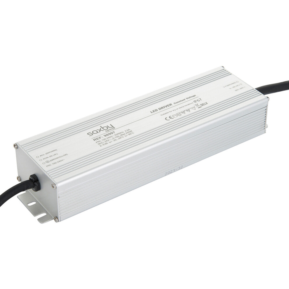Loops 240W Led Driver - 24V Constant Voltage - Ip67 Rated - Fixed Output