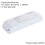 Loops 50W LED Driver - 24V Constant Voltage - Fixed Output Power Supply 2