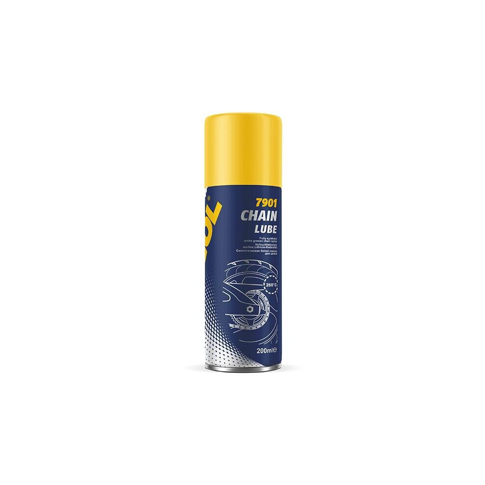 200ml MANNOL Chain Lube  White Grease For Motorcycle Motorbike-image-OPC-P6MYVVH-NEW