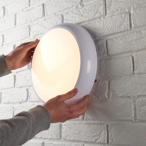 Loops Commercial IP65 Bulkhead Light - 18W CCT LED Module - Corridor Lamp 2