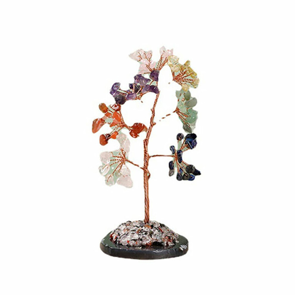 (Colourful) Natural Stone Fortune Tree Decorative Ornament