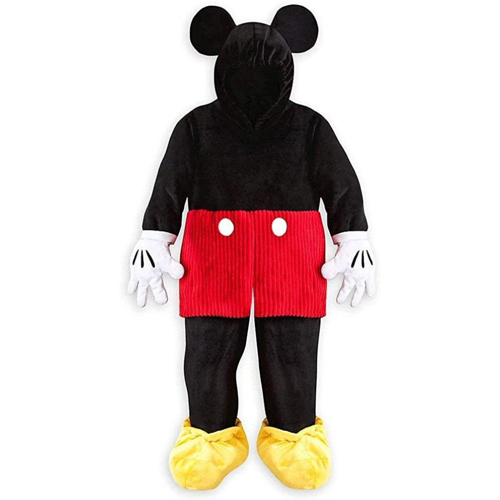 Disney Store Deluxe Mickey Halloween Costume Kids Size XS 4 4T