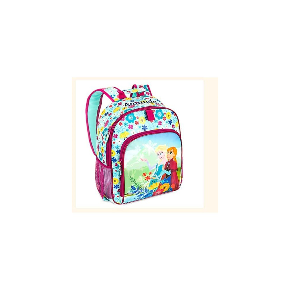 Disney Frozen Anna And Elsa Forever Sisters Backpack 17" New Tag Multicoloured