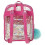 Disney Wreck-It Ralph Backpack Pink Transparent pom pom vanellope NEW 2