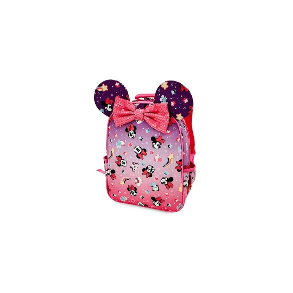 Minnie Mouse Mystical Junior Backpack sequin Pink print NEW