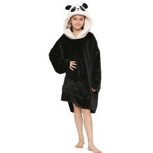 Kids Unisex Oversized Hoodie Panda Snuggle Blanket