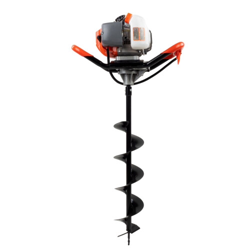 eSkde 52cc Petrol Earth Auger Post Hole Borer Ground Drill +3 Bits+Ext 2