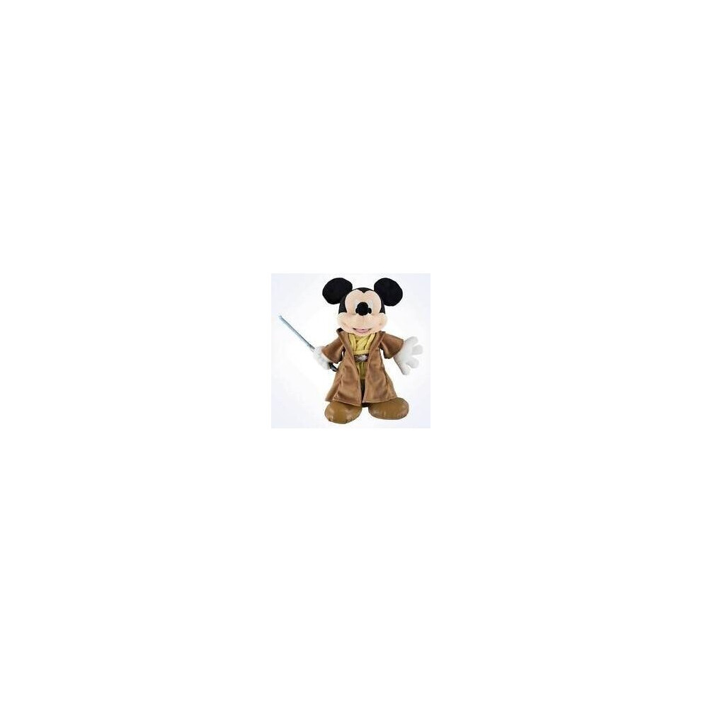 Disney Authentic Plush - 15" Jedi Mickey Mouse Soft  light saber