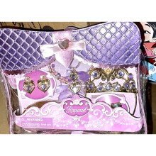 Authentic Rapunzel dress up costume accessory set includes; necklace,