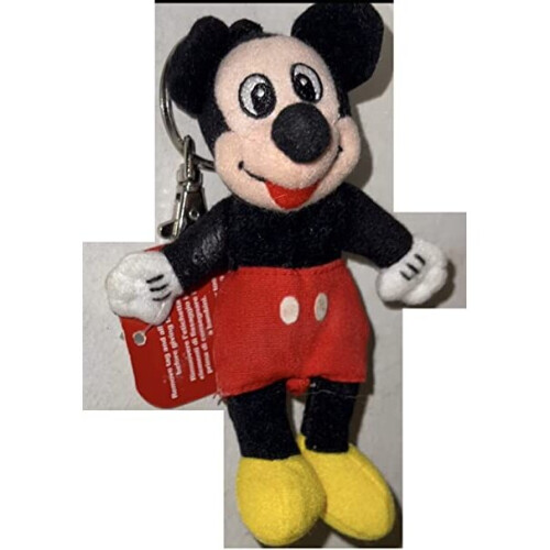 Disney Mickey Mouse soft plush Keychain Keyring