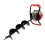 eSkde 52cc Petrol Earth Auger Post Hole Borer Ground Drill +3 Bits+Ext 6