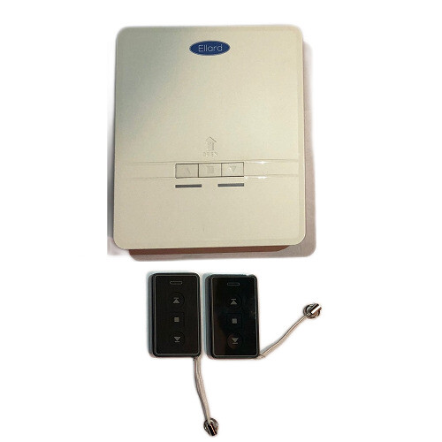 Ellard Genesis remote control system + 2 remotes for garage doors