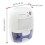 500ml Mini Portable Compact Dehumidifier for Removing Damp Air 7