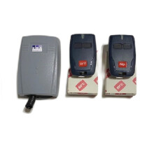 KBA Receiver with 2 channels for BFT gate openers (24V) with 2 remotes