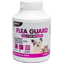 VetIQ Flea Guard, 90 Tablets Dog & Cat Flea Treatment For Healthy Skin & Coat