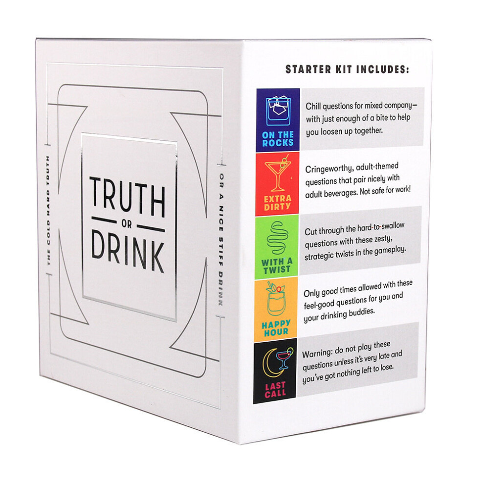 Truth or Drink The Game Best Adult Card Game Party Hilariously Funny Questions