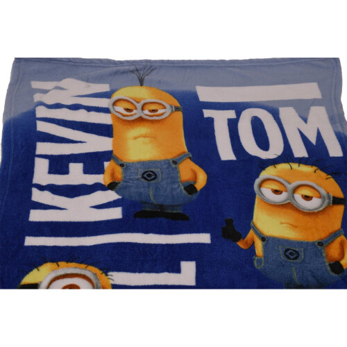 (Minion - Blue) Kids Fleece Blanket Soft Kid Bedding Bed Gift 2