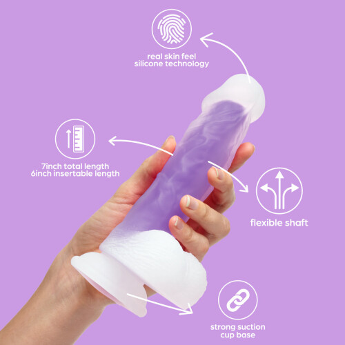 So Divine Glorious Real Skin Feel Dildo 7inch 1