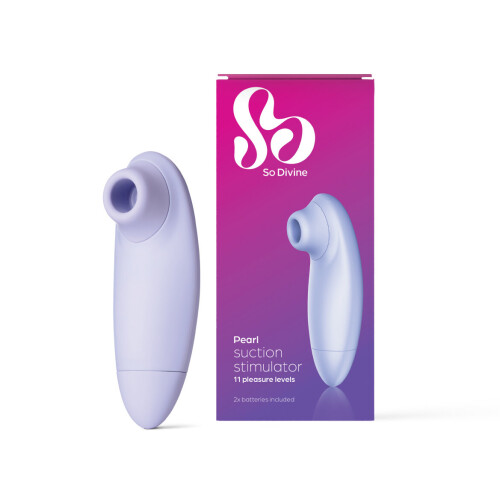 So Divine Pearl Clitoral Suction Stimulator Purple