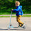 Costway Kick Scooter Height Adjustable Toddler Stunt Scooters with Light-Up Wheels 11