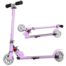 Kick Scooter Height Adjustable Toddler Stunt Scooters with Light-Up Wheels