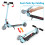 Costway Kick Scooter Height Adjustable Toddler Stunt Scooters with Light-Up Wheels 5