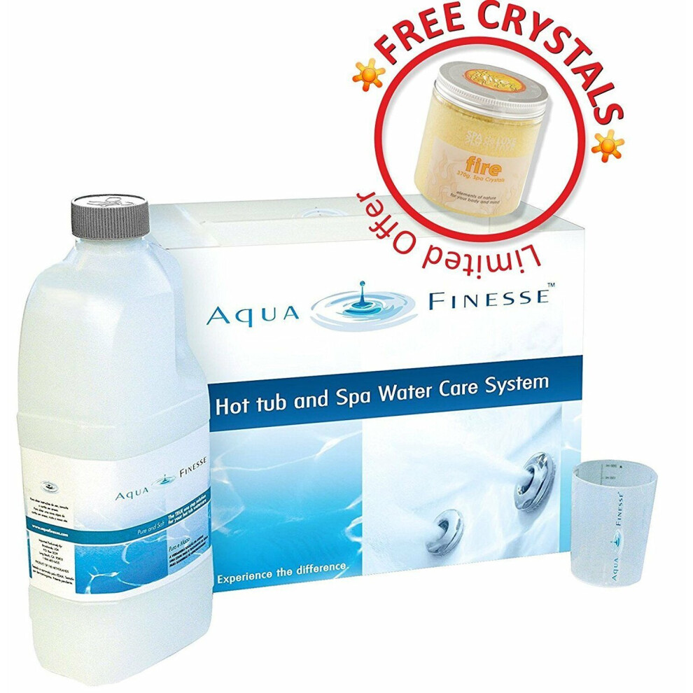 Aquafinesse with Chlorine Tablets + FREE Fragrance Hot Tub Spa Complete Kit