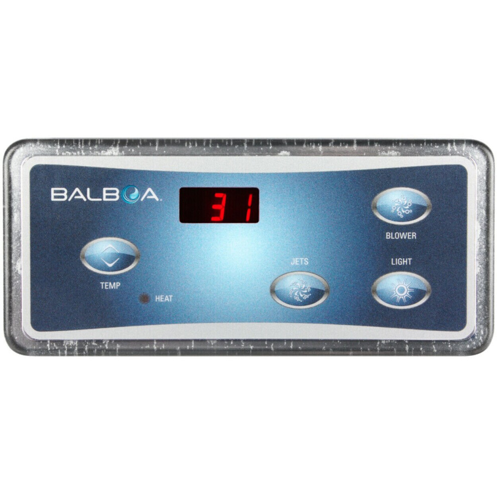 Balboa VL404 Touch Panel Hot tub Spa Control Pad Including Overlay