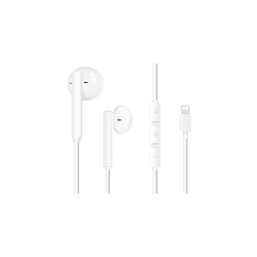 Photos - Headphones In Ear for iPhone, HiFi-Audio Stereo Noise Isolating, Wired Earbuds Earphones with Mic and Volume Control Compati