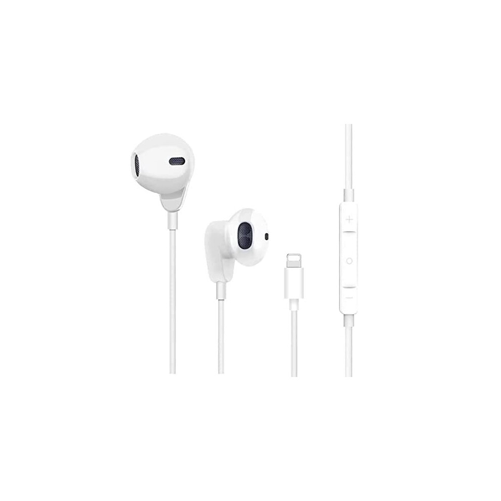 for iPhone Earphones Wired Headphones Built-in Mic&Volume Control & Noise Cancellation In-Ear Earphones Earbuds Compatible for iPhone 11/12/13 P