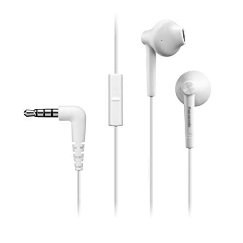 Panasonic Panasonic In-Ear Wired Headphones with Microphone white