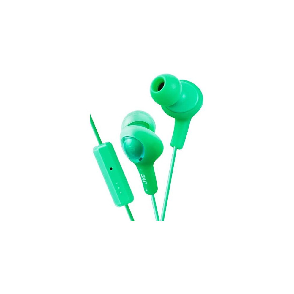 JVC HAFR6G Gumy Plus Headphones (Pistachio Green)