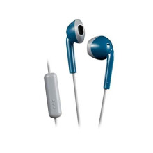 JVC HA-F19M-AH-E azul gris Auricular intrauditivo, micrófono y control remoto, Anti-sudor