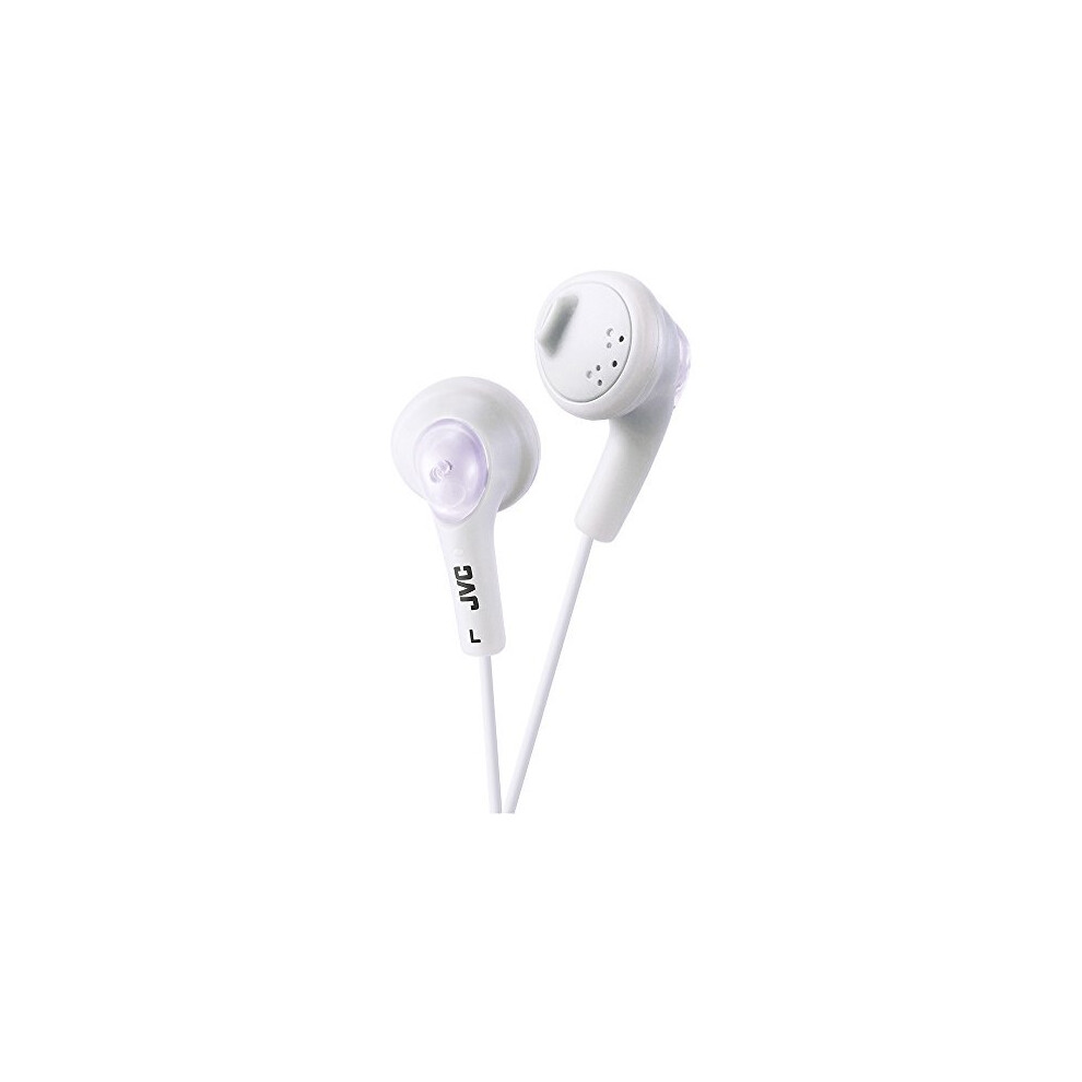 JVC HAF160W JVC HAF160W Gumy Ear Bud Headphone White