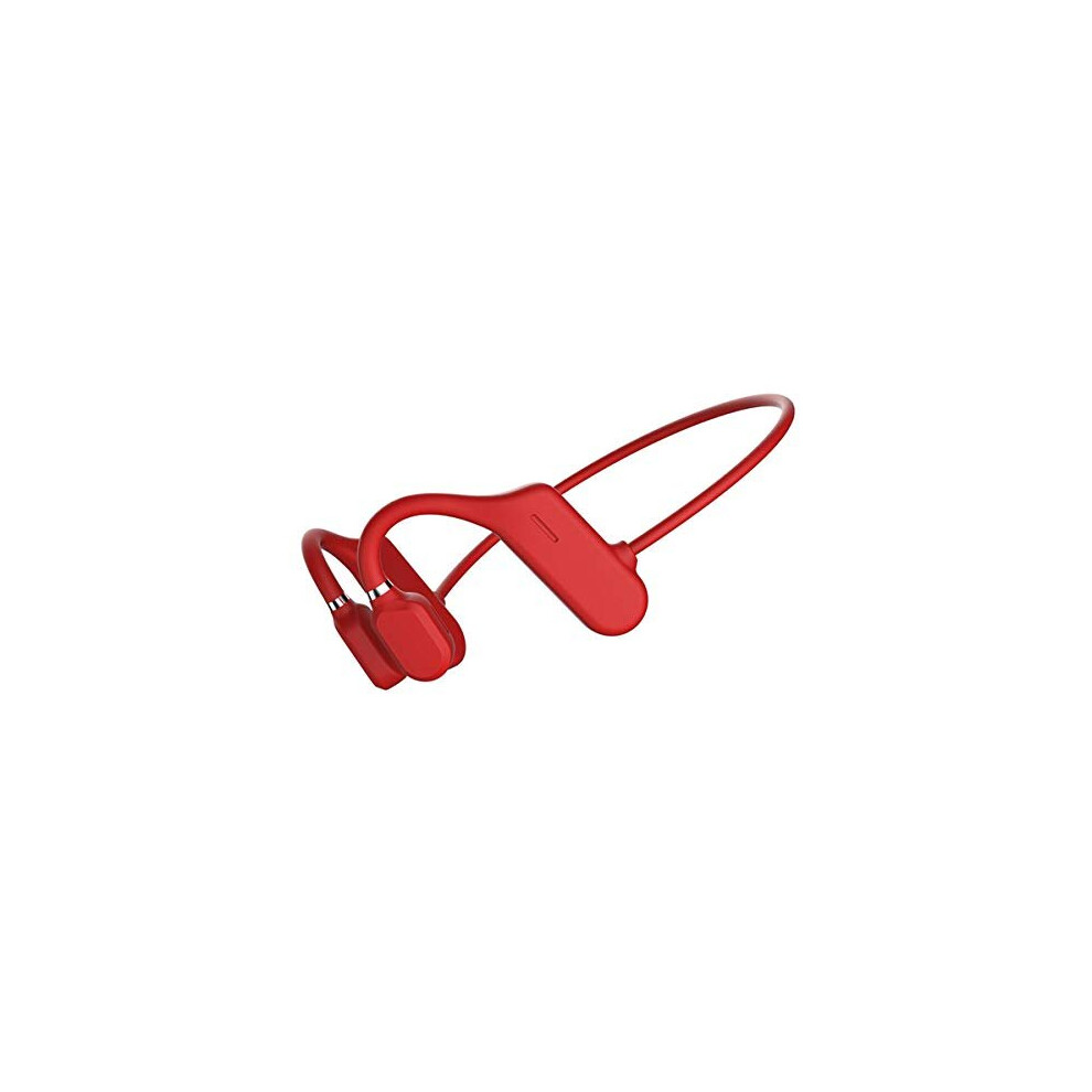 Bluetooth5.0 Bone Conduction Headphones With Mic, Open Ear Wireless Headphones Sweatproof, 6D Surround Sound, Stereo Earphone Over-Ear Headsets 1048038655549