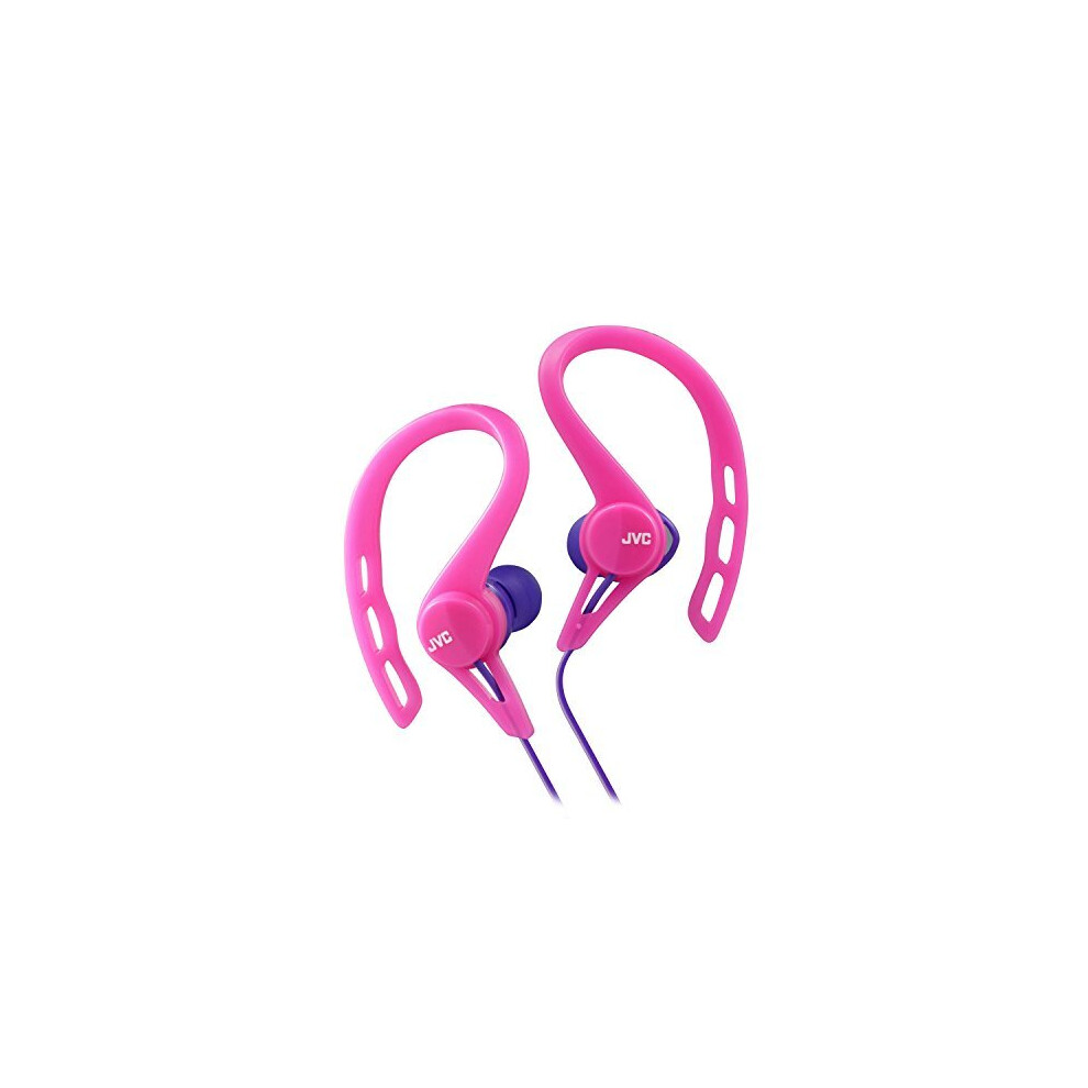 JVC HAECX20P Sports Clip Inner Ear Headphones, Pink