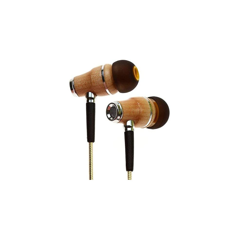 Symphonized NRG 2.0 Earbuds with Microphone, Noise Isolating Headphones Earbuds Heavy Deep Bass Earphones Ear Buds, in Ear Headphones for iPhone