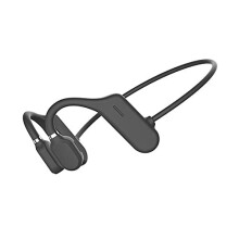 Bluetooth5.0 Bone Conduction Headphones with Mic, Open Ear Headphones Wireless Sweatproof, 6D Surround Sound, Stereo Earphone Over-ear Headsets