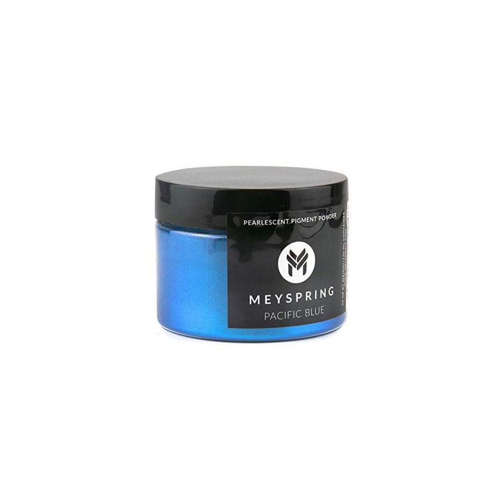 Liunovip Blue Meyspring Pacific Epoxy Resin Color Pigment - 50 Grams - Great For Resin Art, Epoxy Resin, And Uv Resin