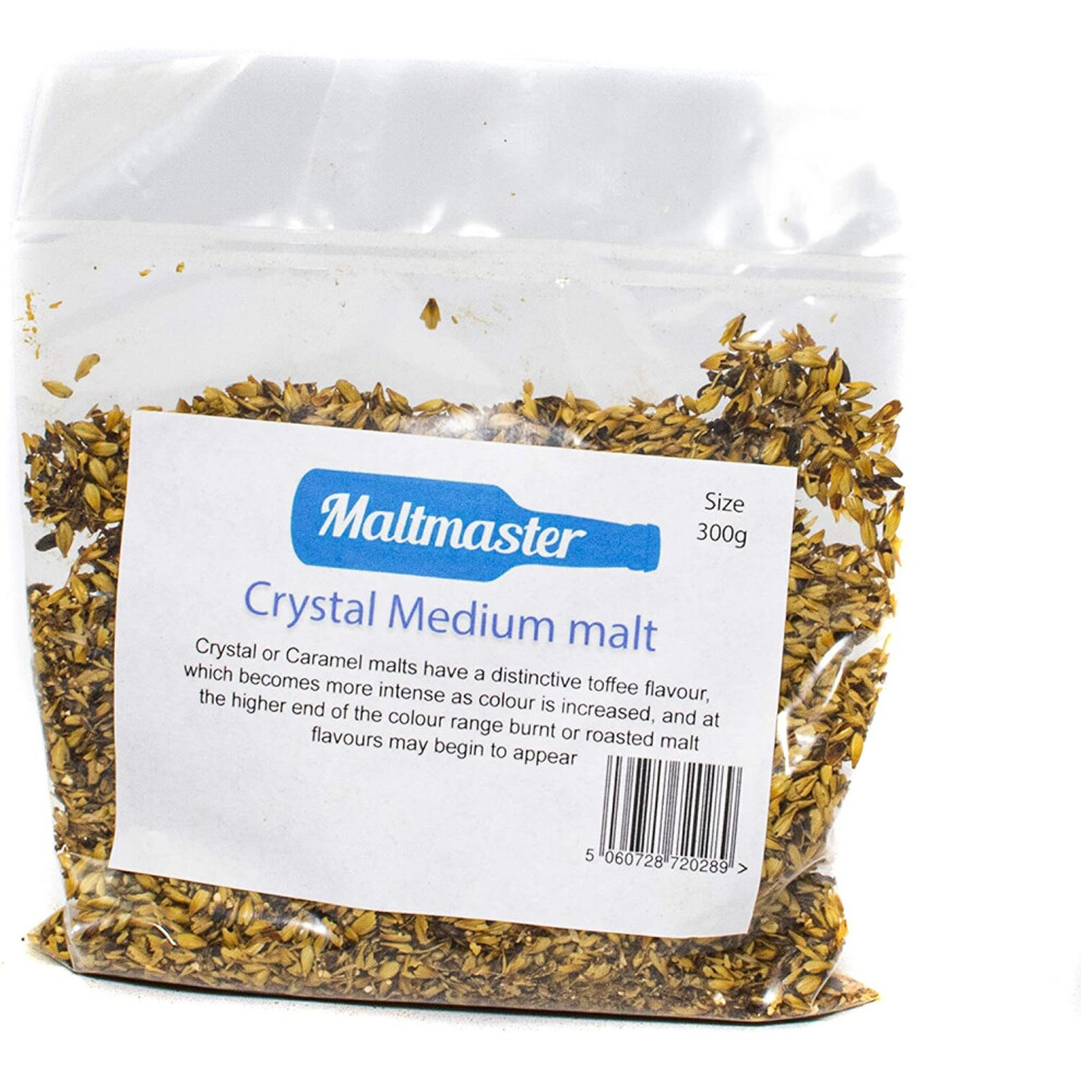 Maltmaster Crushed Crystal Medium Malt 300G